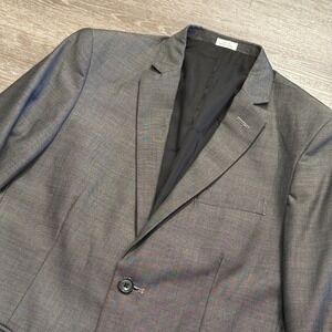 Calvin Klein Sport Coat Boys 16‎ Gray 36 R Two Button Blazer Suit Jacket Preppy